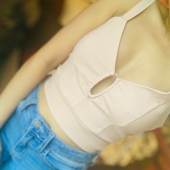 NWT PINK CROP TOP - Picture 4 of 5